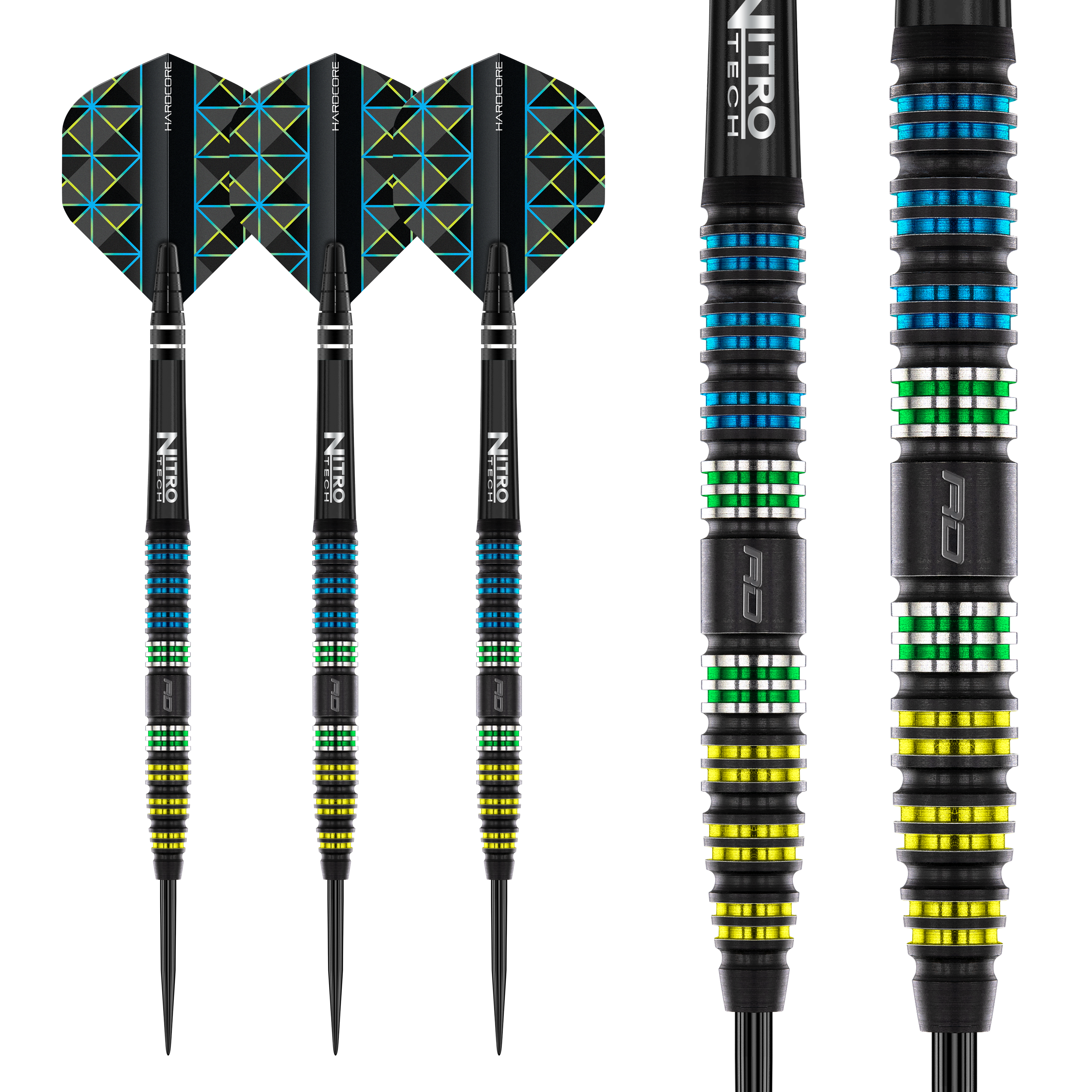 Red Dragon Dragonfly 95 Black Parallel Soft Tip Darts 20g